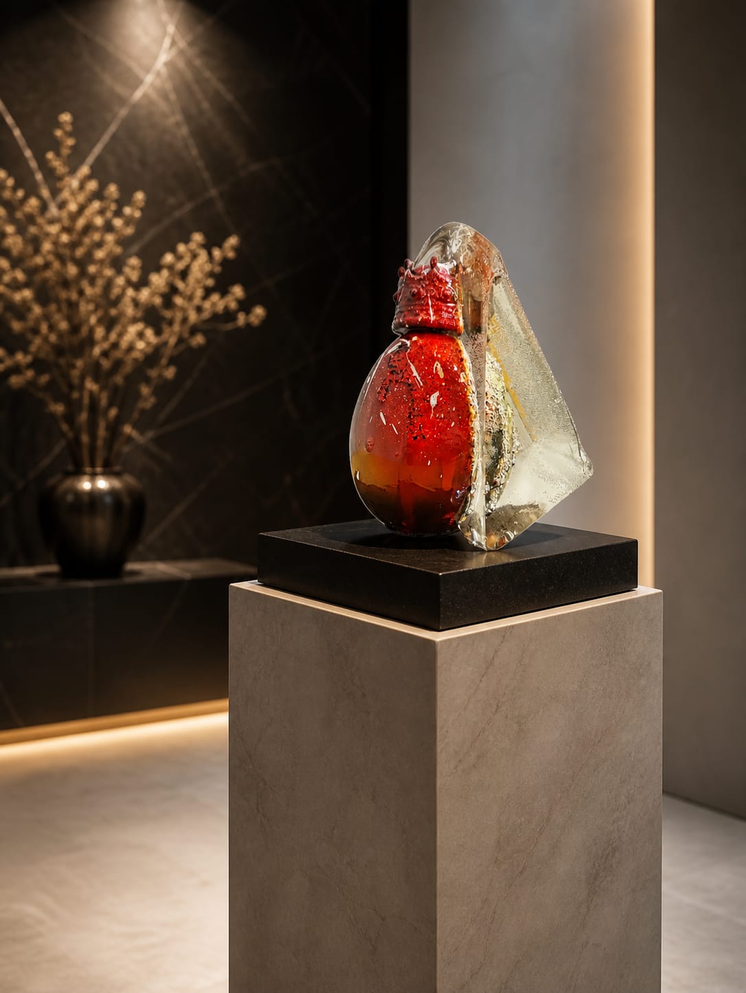 Obra escultórica autoral em volume — escultura contemporânea brasileira de Rod7