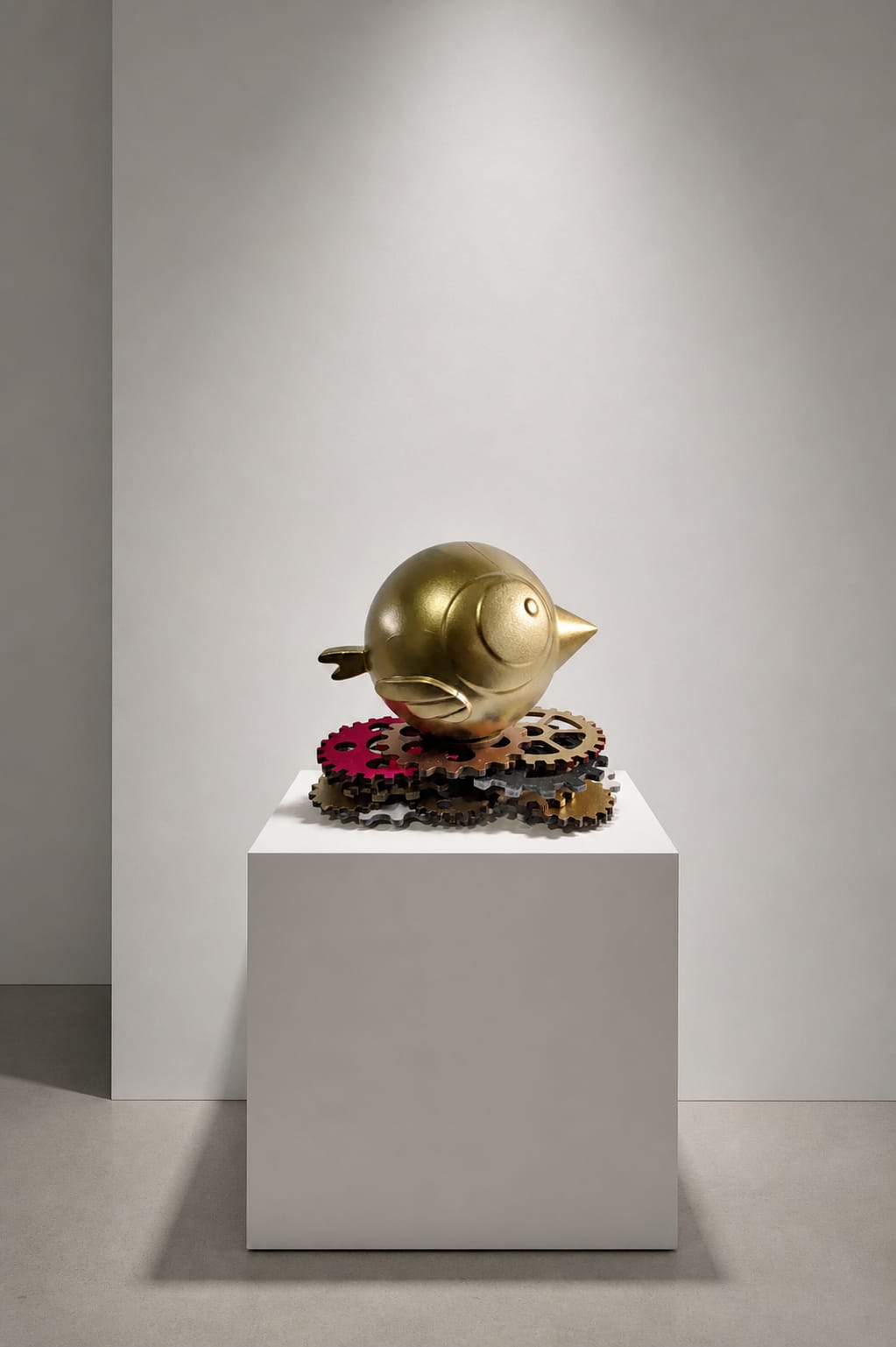 Escultura tridimensional autoral — peça contemporânea original de Rodney Silva